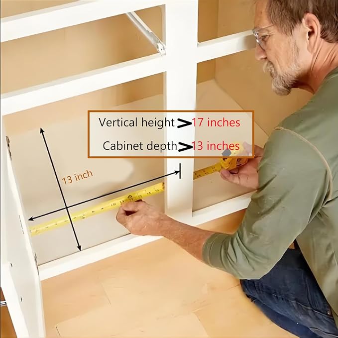 6 Tier Wood Cabinet Vertical Tray Dividers, 16.73in x14.13in x12.4in | Wooden Organizer For Sheets, for Cookie Sheet, Baking Trays, Cutting Board, Pans, for Organizing Cabinets, 5Y Warranty - Image 7