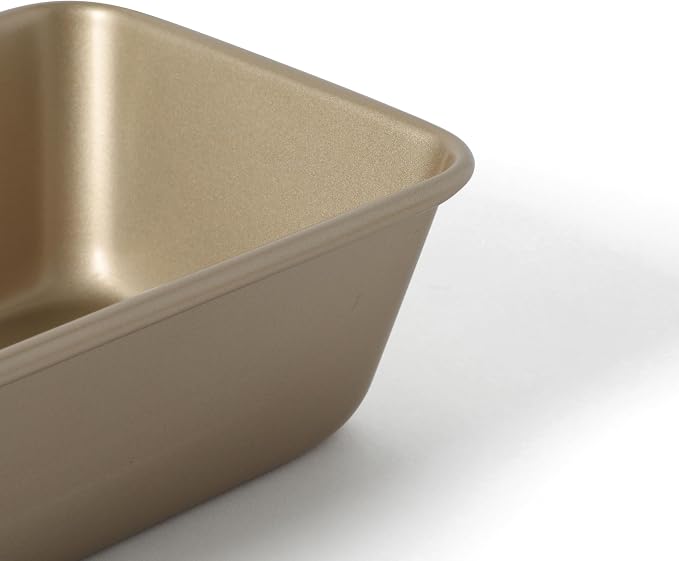 Martha Stewart Gallen 9 Inch Nonstick Carbon Steel Loaf Pan – Champagne, Durable Bakeware for Even Baking and Easy Release - Image 5
