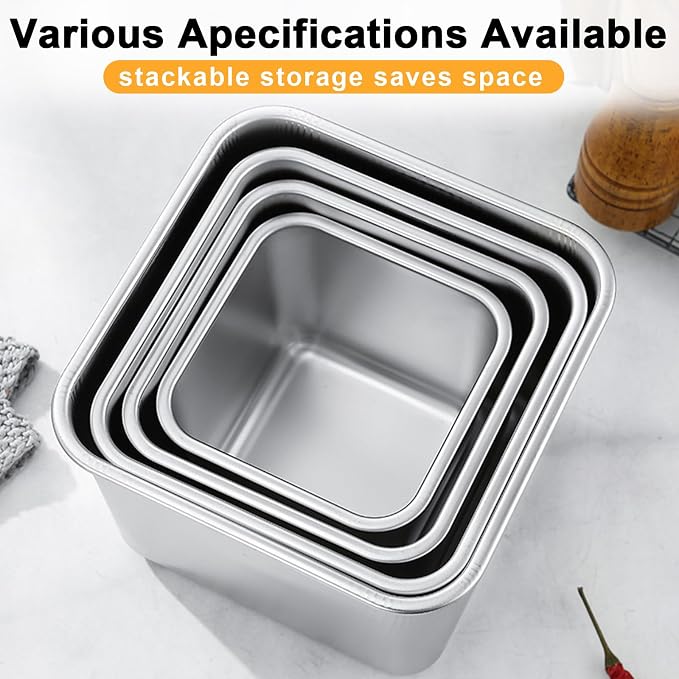 YUPER Stainless Steel Food Containers, 3 Pack (17+27+33OZ) | Meal Prep Containers Set with Leakproof Lids, Perfect for Fruits & Snacks, Bacon Cheese Sandwiches - Image 6