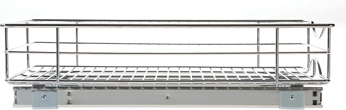 Home Zone Living Pull Out Kitchen Cabinet Organizer | 21" x 14" x 5.55" with Effortless Slide-Out Access and Heavy-Duty Stability - Image 8