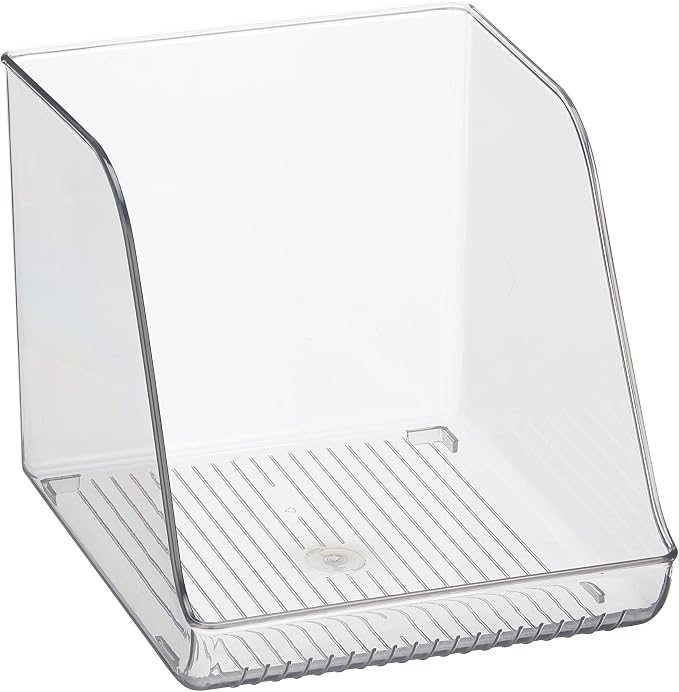 iDesign Plastic Water Bottle Organizer for Fridge, Clear, 4-Pack | Bottle Holder, For Kitchen and Pantry - Image 8