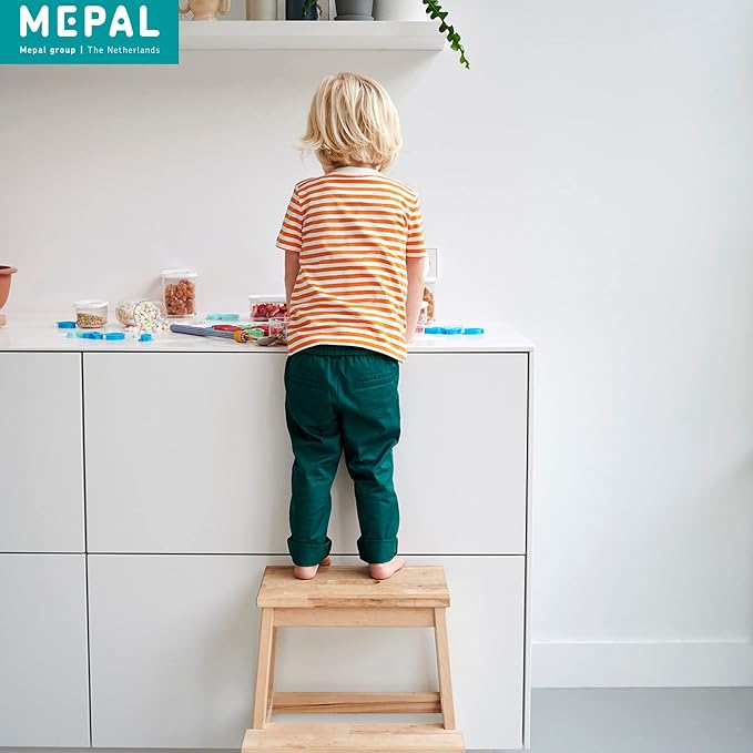 Mepal, MODULA 7 Piece Food Storage Box Set for Cereal or Pasta with 3 Transparent Lids, Airtight, BPA Free, 1 Set - Image 13