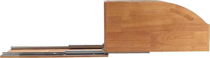 DINDON Pull Out Cabinet Organizer for Pans, Pot lid, Cookie Sheet, Cutting Board, Baking Tray, Slide Out Kitchen Cabinet Storage Organizer, 10.5''W X 21"D X 10.6"H, Wood - Image 8