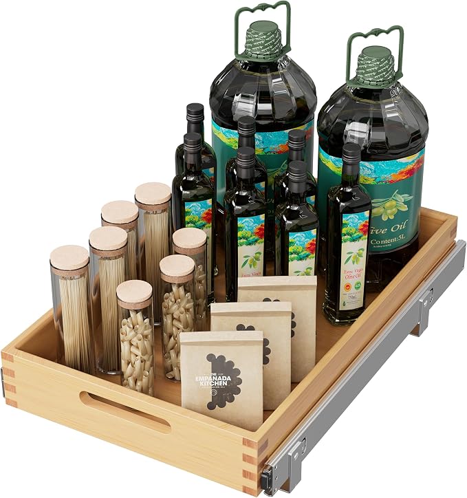 Pull Out Drawers for Cabinets 21"W x 21"D, Farmeless&Farme Cabinet | Full Slide Out Wood Drawer Shelf, Heavy Duty Caddy Pull Out Cabinet Organizer, Base Cabinet Organization for Kitchen, Pantry - Image 9