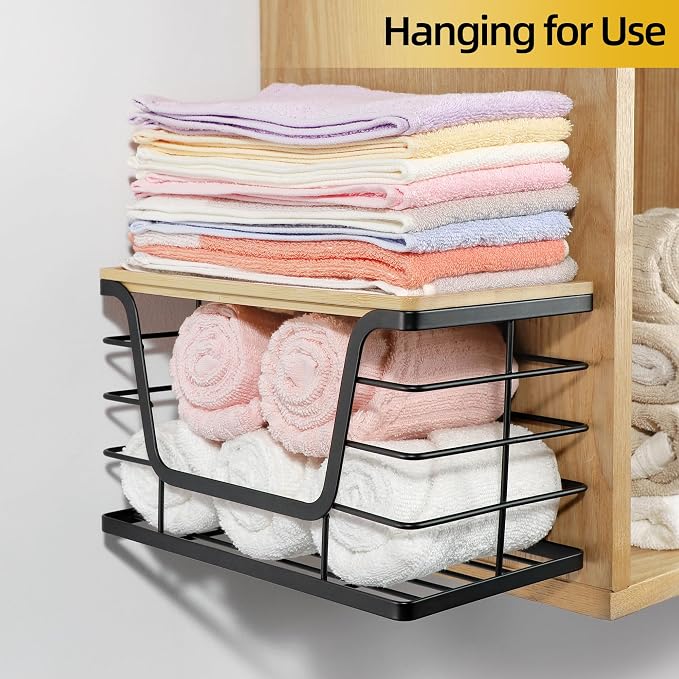 ALOCEO 3 Pack Stackable Storage Bins with Lids, Stainless Steel Trash Bag Dispenser Roll Holder for for Kitchen Sink, Laundry, Pantry Organizer and Storage - Image 7