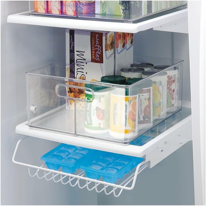 iDesign Divided Pantry Bin, Clear | Kitchen Storage, Organize Snacks and Produce - Image 7