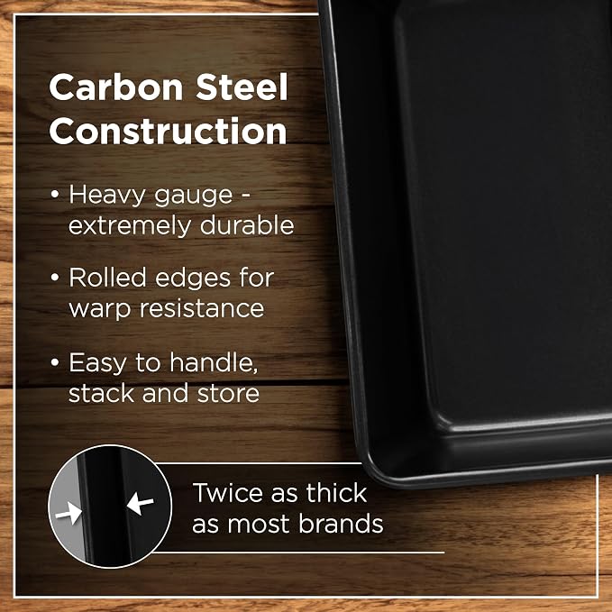 Wrenbury Large 2lb Loaf Pan for Baking Bread – Non Stick Carbon Steel Bread Pan 9.5 Inch for Homemade Banana Cake and Meatloaf – PTFE Free Bakeware - Image 7