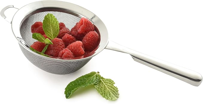Norpro KRONA Stainless Steel Double Mesh Strainer, 7" - Image 2