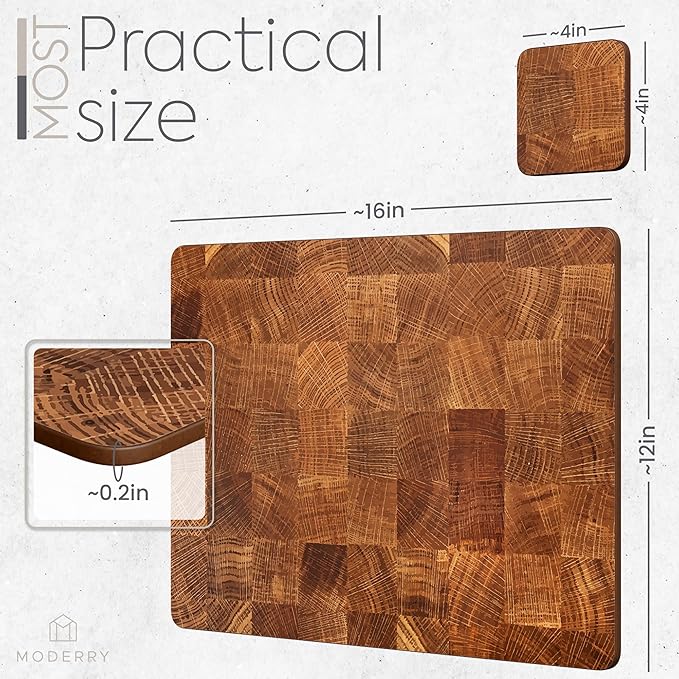 Set of 4 Heat Resistant Cork Placemats for Dining Table with Free Set of 4 Matching Drink Coasters Marble Design 16 x 12 Inches Cork Backed Hard Placemats (Honey Oak) - Image 7