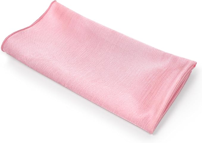 17x17-Inch Shantung Cloth Napkins, Light Pink, Set of 24 - Image 9