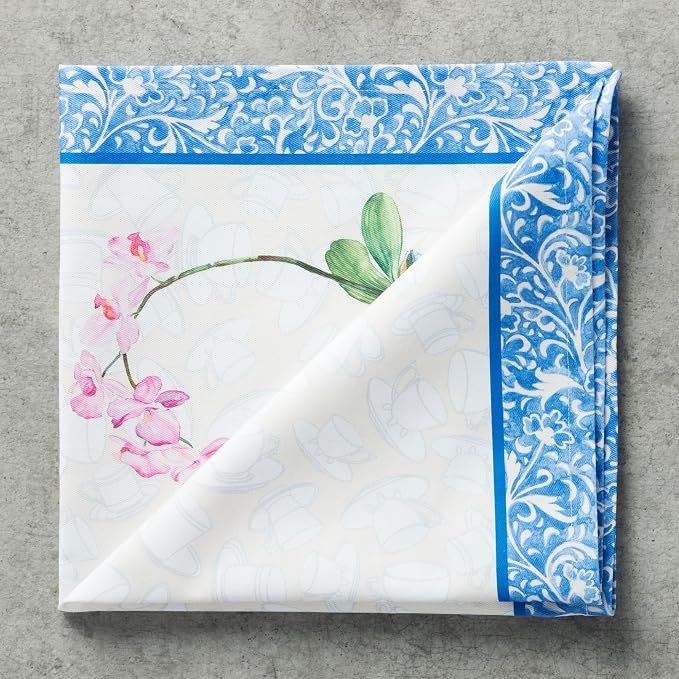 Maison d' Hermine Cloth Napkins Set of 4 Reusable 100% Cotton (20" x 20") | Everyday Square Napkins Cloth Washable Dinner Party Wedding Restaurant Hotel Kitchen Spring Summer - Canton - Image 9