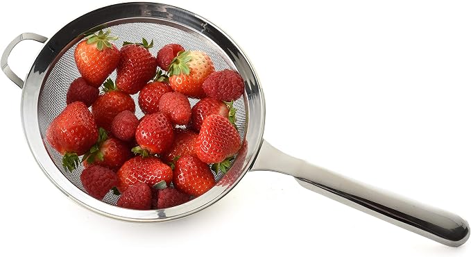 Norpro, 5" KRONA Stainless Steel Double Mesh Strainer, 5", as shown - Image 3