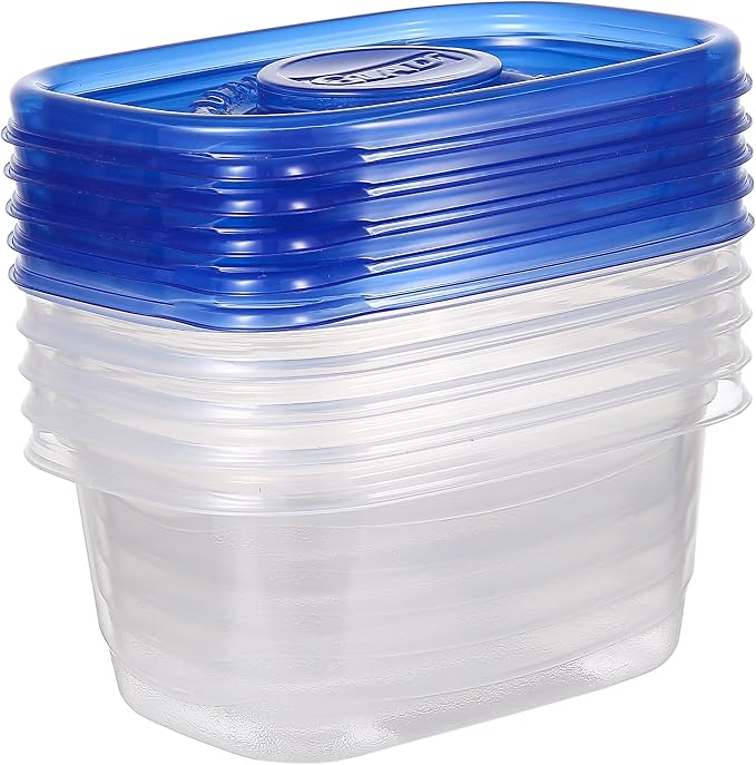 Glad GladWare Medium Rectangle Food Storage Containers, 24 Oz, 5 Ct, 6-Pk | Airtight, leak-resistant containers for soups, salads, and meal prep; microwave, dishwasher, and freezer safe - Image 10