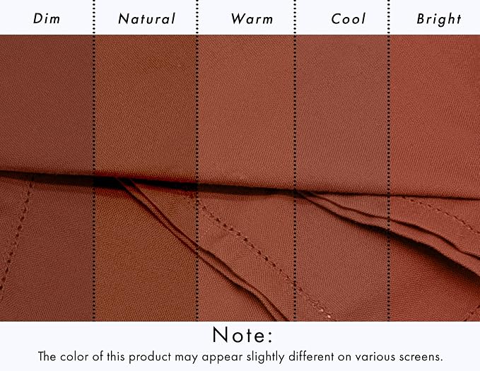 Ruvanti Cloth Napkins Set of 12, 100% Cotton High GSM 18x18 Inches, Hem Stitched Corners, Soft, Washable, Highly Durable & Absorbent, Perfect for Parties, Christmas, Thanksgiving Dinners – Rust - Image 8