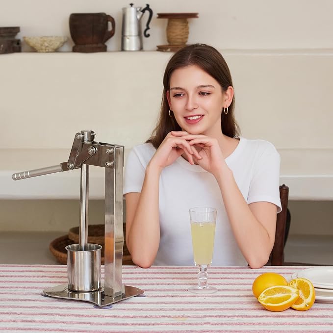 Manual desktop heavy duty lemon smasher orange juicer lemon squeezer citrus juicer fruit crusher lime extractor nut grinder for fruit and nuts(WN014) - Image 8