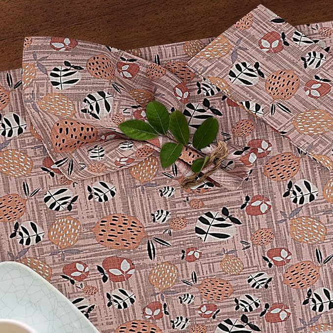 RUVANTI Cloth Napkins Set of 6 Cotton 100%, 18x18 Inches Napkins Cloth Washable, Soft, Absorbent. Cotton Napkins for Parties, Christmas, Thanksgiving, Weddings, Dinner Napkins Cloth - Dusty Palette - Image 9