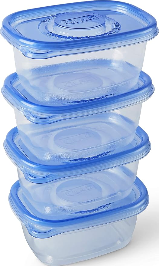 Glad GladWare To-Go Medium Rectangle Snack Containers, 24 Oz, 4 Count, 6-Pk | BPA-free plastic, tight seal, microwave and dishwasher safe, meal prep and lunches - Image 10