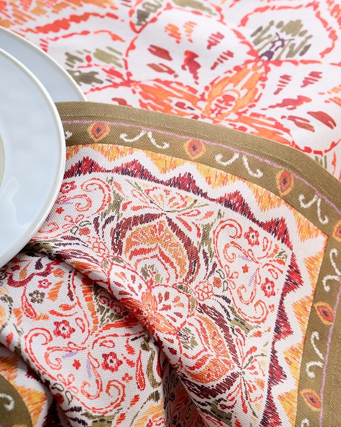 Maison d' Hermine Cloth Napkins Set of 4 Reusable 100% Cotton (20" x 20") | Everyday Square Napkins Cloth Washable Dinner Wedding Restaurant Hotel Kitchen Thanksgiving Christmas - Damask - Image 9