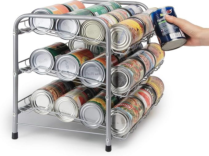 Can Organizer for Pantry, Can Rack Can Storage Dispenser for Canned Food (3 tiers) - Image 9