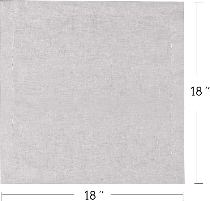KNOKNO Handmade Organic Hemp Napkins – Set of 4, 18 x 18 Inches | Premium Artisan Table Linens, Sustainable 4-Month Growth Hemp, Durable & Soft for Christmas,Thanksgiving,New Year - Image 11