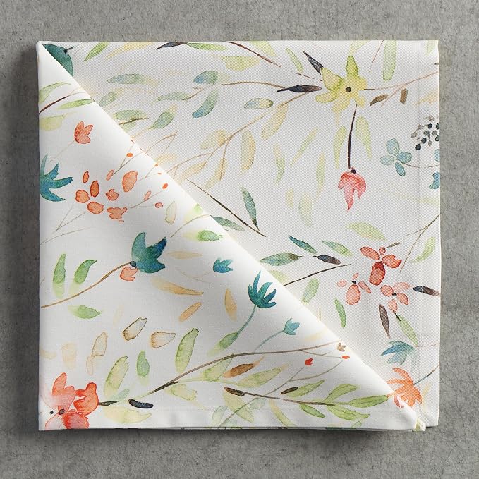 Maison d' Hermine Cloth Napkins Set of 4 100% Cotton Everyday Reusable Square Napkins Cloth Washable, Dinner, Party, Wedding, Restaurant, Spring/Summer (Colmar, 20" x 20") | Everyday Square Napkins Cloth Washable Dinner Party Wedding Restaurant Hotel K... - Image 9