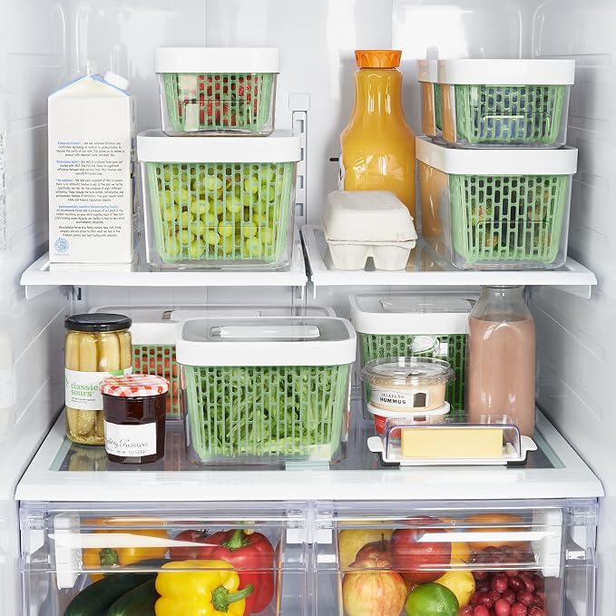 OXO Good Grips GreenSaver Produce Keeper - Large,White (Pack of 4) - Image 7