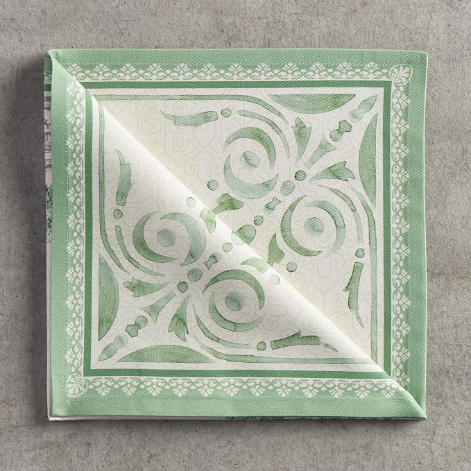 Maison d' Hermine Cloth Napkins Set of 4 100% Cotton Everyday Reusable Square Napkins Cloth Washable, Dinner, Party, Wedding, Restaurant, Spring/Summer (Jardin Du Roy, 20" x 20") | Everyday Square Napkins Cloth Washable Dinner Party Wedding Restaurant ... - Image 9