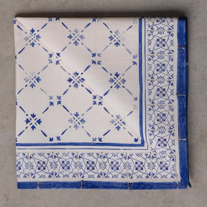 Maison d' Hermine Cloth Napkins Set of 4 Reusable 100% Cotton (20" x 20") | Everyday Square Napkins Cloth Washable Dinner Party Wedding Restaurant Hotel Kitchen Spring Summer - Faience - Image 9