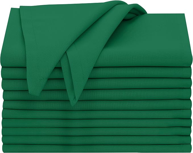 Ruvanti Cloth Napkins Set of 12, 18x18 Inches, 100% Cotton, Washable, Soft & Absorbent, Perfect for Wedding, Christmas, Thanksgiving Dinners - Amazon - Image 9