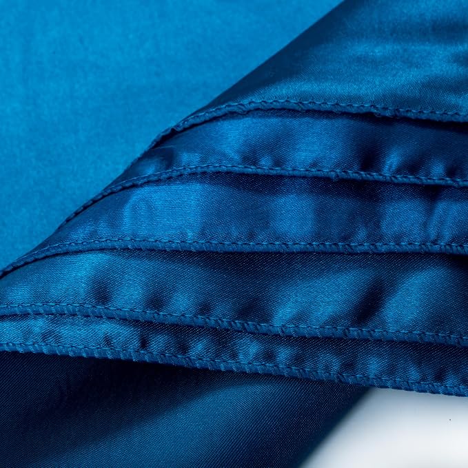 MDS® Pack of 100 Satin Napkins 12 x 12 Inch, Soft Silky Reusable Cloth Dinner Table Napkins for Wedding Décor, Reception, Birthday, Parties, Banquets, Catering, Restaurants & Hotel - Dark Teal - Image 6