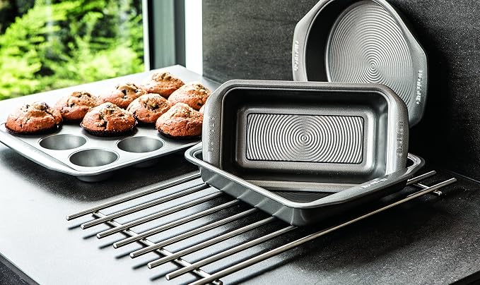 Circulon Momentum Carbon Steel Non-Stick Bakeware Set of 3-Grey - Image 7