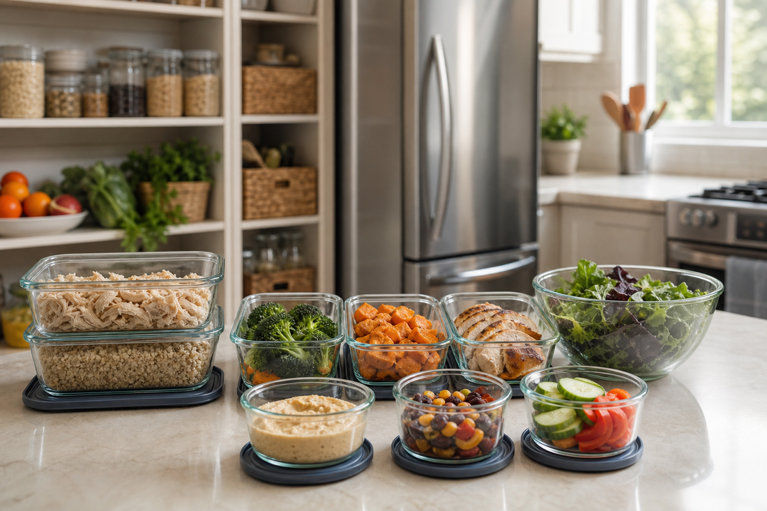 Unbranded repeatable routine scene featuring practical meal-preparation efficiency