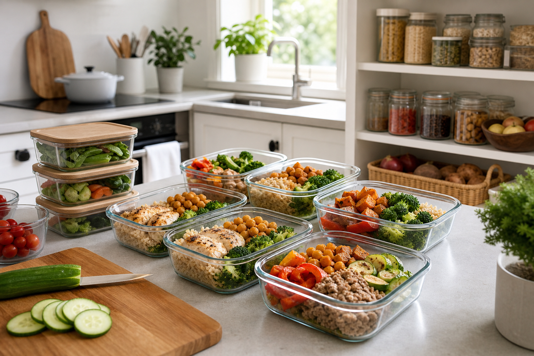 Unbranded orderly inspection setup featuring practical meal-preparation efficiency