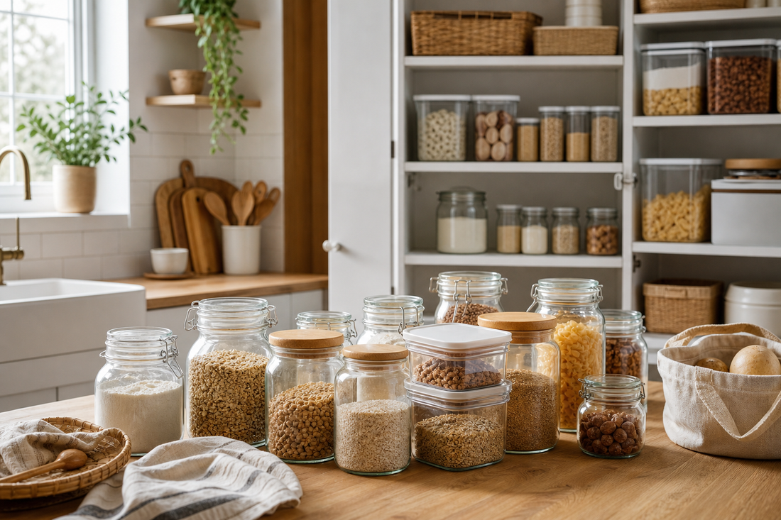 Unbranded repeatable routine scene featuring practical kitchen inventory