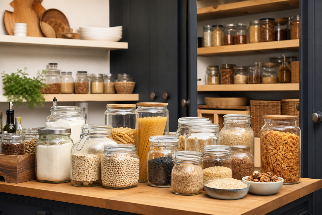 Unbranded repeatable routine scene featuring practical kitchen inventory