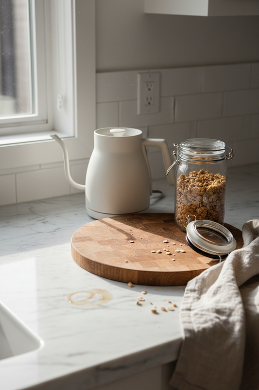 The Silent Transition of the Morning Kitchen