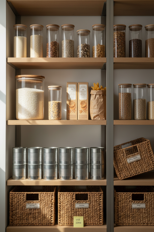 A Food Storage Organization Method for Busy Grocery Days
