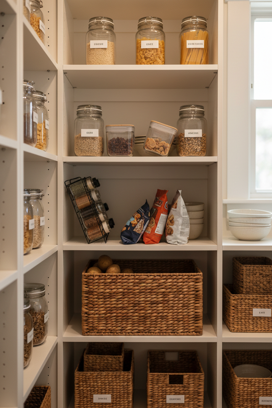When Your Organized Pantry Falls Apart, Do Not Start Over