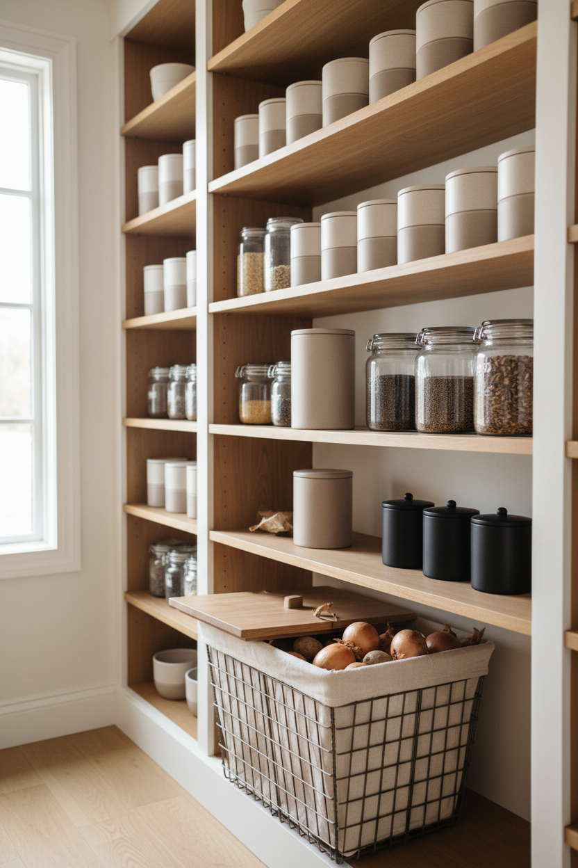 Why Pantry Storage Works Better When You Stop Filling Every Inch