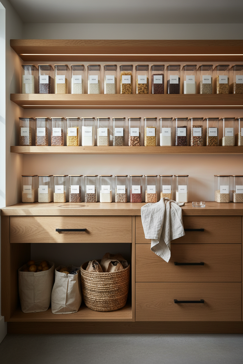 The Tactile Sanctuary: A Sensory Audit of the Organized Modern Pantry