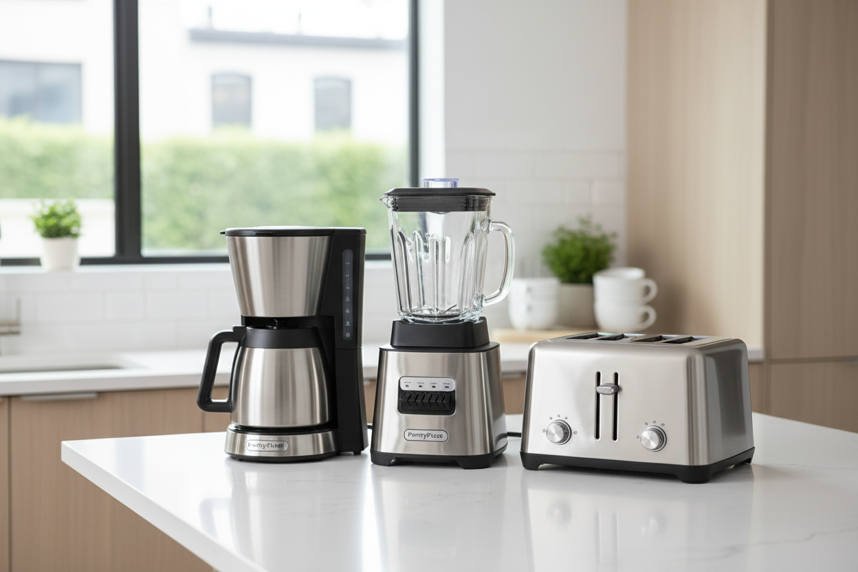 Small kitchen appliances - coffee makers, blenders, and toasters