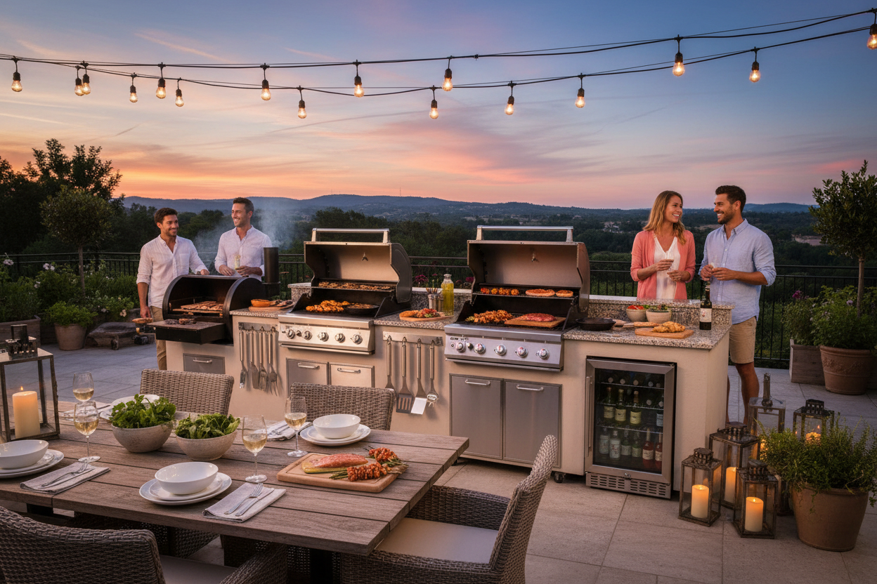 Grills and outdoor cooking equipment - BBQ essentials and accessories