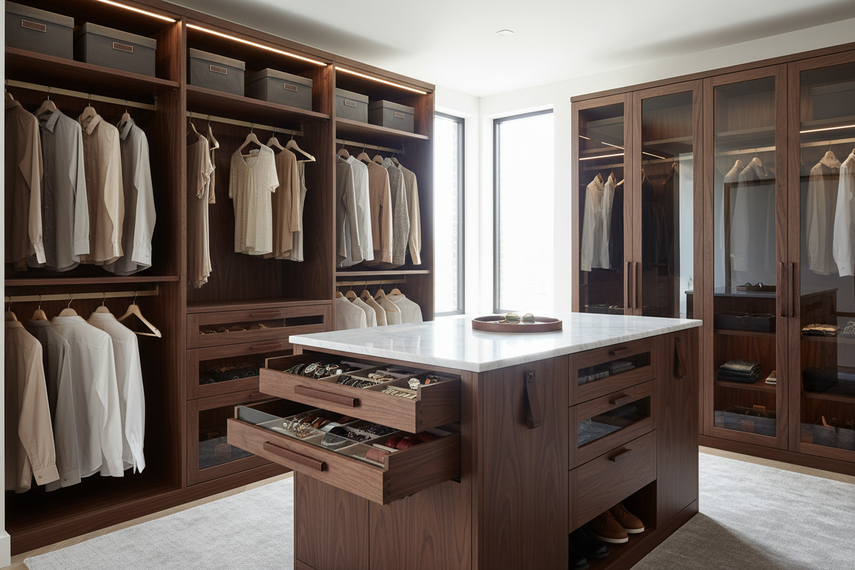 Closet storage and organizers - wardrobe organization solutions