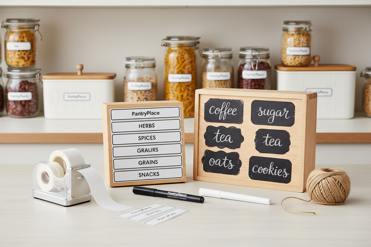 Kitchen labels and organization - pantry labels and tags