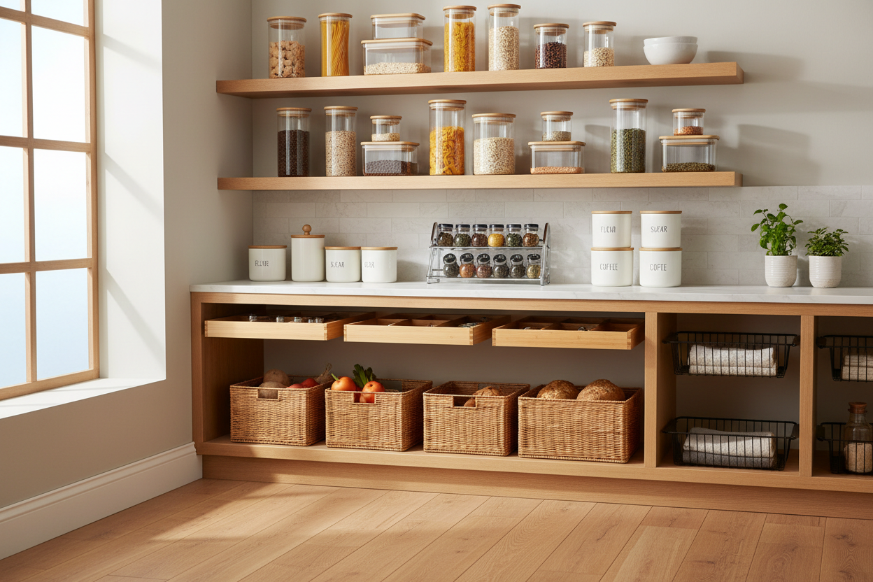 Kitchen storage and organization solutions - containers and organizers