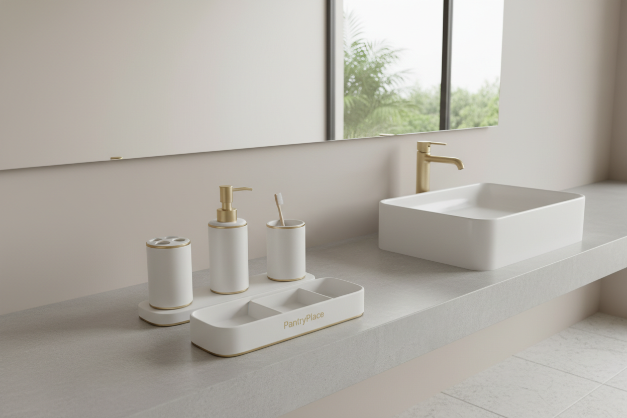 Bathroom accessories and organizers - modern bath essentials
