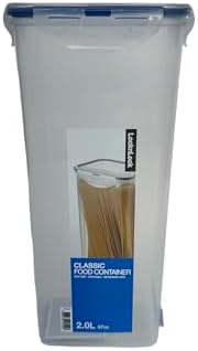 LocknLock Easy Essentials Pantry Airtight Rectangular Tall Food Storage Container, Pasta Box 68-oz/ 8.5-cup (Pack of 2) - Image 3