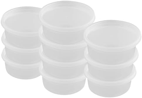 [8oz-20 Sets Plastic Deli Containers with Lids - BPA Free Clear Soup Containers with Airtight Lids, Leak Resistant Food Storage for Meal Prep, Stackable/Microwave/Dishwasher/Freezer Safe - Image 7
