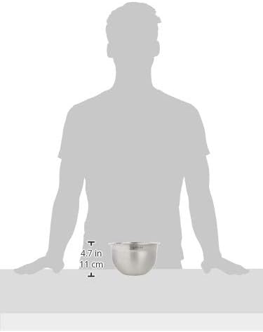 Tovolo Stainless Steel Mixing Bowls, 1.5 Qt - Metal Nesting Mixing Bowl with Rounded Lip for Easy Pour & Minimal Mess - Large & Small Dishwasher Safe Kitchen Supplies for Prep & Cooking (Pack of 8) - Image 9