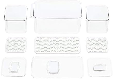 Slideep Fridge Produce Saver Food Storage Bin Containers, Stackable Refrigerator Freezer Organizer Bins with Removable Drain Tray, Fridge Fresh Keeper for Veggie, Berry, Fruits, Vegetables 6 Pack - Image 6